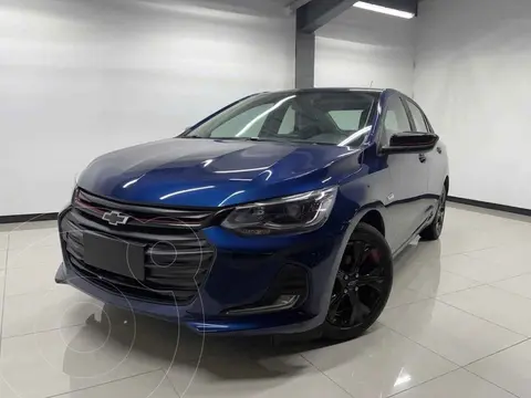 Chevrolet Onix Premier Red Line Aut usado (2023) color Azul financiado en mensualidades(enganche $61,380 mensualidades desde $6,055)