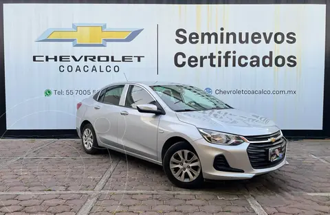 Chevrolet Onix LS Aut usado (2022) color plateado financiado en mensualidades(enganche $75,756 mensualidades desde $5,047)
