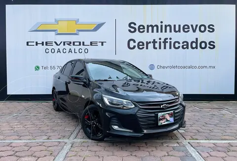Chevrolet Onix Premier Red Line Aut usado (2023) color Negro financiado en mensualidades(enganche $97,263 mensualidades desde $6,480)
