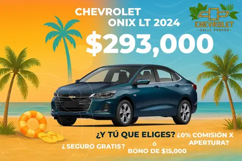 Chevrolet Onix LT usado (2024) color Azul precio $293,000