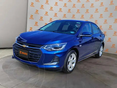Chevrolet Onix LT usado (2023) color Azul financiado en mensualidades(enganche $62,920 mensualidades desde $4,813)