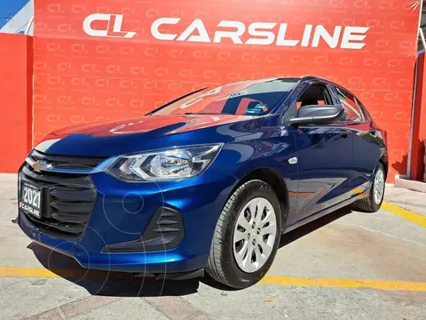 Chevrolet Onix LS usado (2021) color Azul financiado en mensualidades(enganche $71,250)