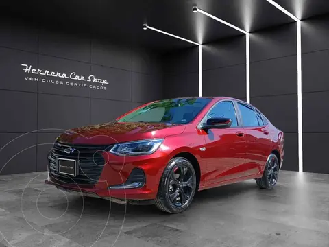 Chevrolet Onix Premier Red Line Aut usado (2024) color Rojo financiado en mensualidades(enganche $69,440 mensualidades desde $7,915)
