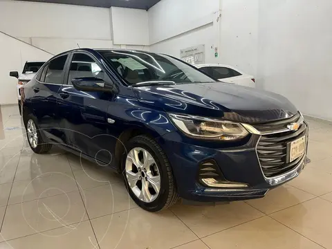 Chevrolet Onix Premier Aut usado (2022) color Azul Acero financiado en mensualidades(enganche $70,578 mensualidades desde $6,059)