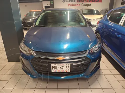 Chevrolet Onix LS Aut usado (2021) color Azul financiado en mensualidades(enganche $52,229 mensualidades desde $6,825)