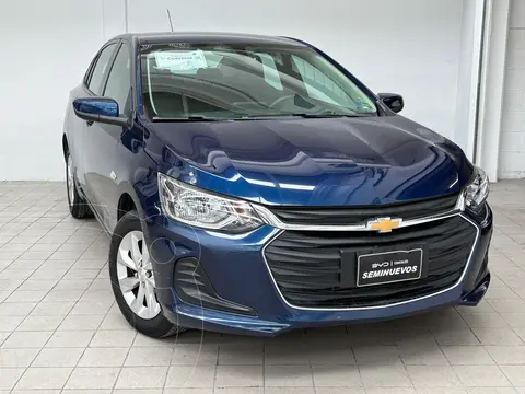 Chevrolet Onix LT Aut usado (2022) color Azul financiado en mensualidades(enganche $108,596 mensualidades desde $4,665)