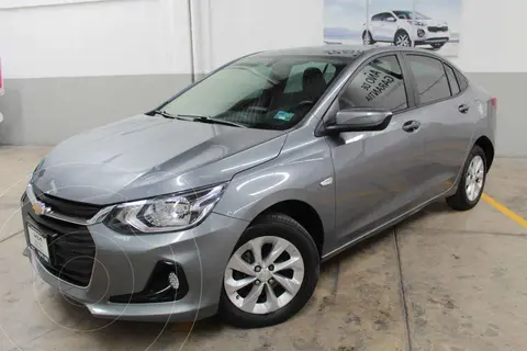 Chevrolet Onix LT Aut usado (2021) color Gris financiado en mensualidades(enganche $69,750 mensualidades desde $7,228)