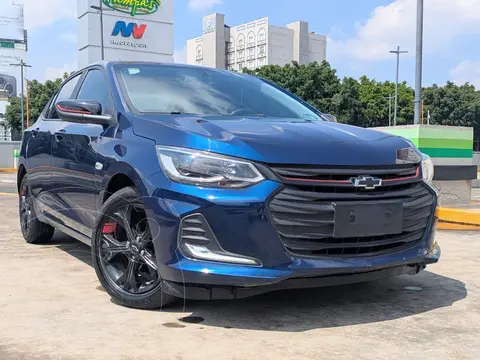Chevrolet Onix Premier Red Line Aut usado (2023) color Azul financiado en mensualidades(enganche $117,667 mensualidades desde $5,055)