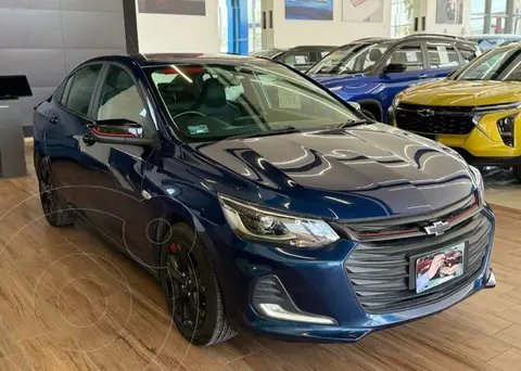 Chevrolet Onix Premier Red Line Aut usado (2023) color Azul financiado en mensualidades(enganche $94,695 mensualidades desde $6,309)