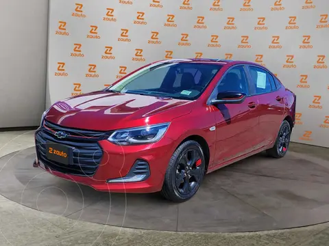 Chevrolet Onix Premier Red Line Aut usado (2023) color Rojo financiado en mensualidades(enganche $69,733 mensualidades desde $5,335)