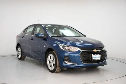 Chevrolet Onix Premier Aut usado (2021) color Azul financiado en mensualidades(enganche $66,420 mensualidades desde $5,225)