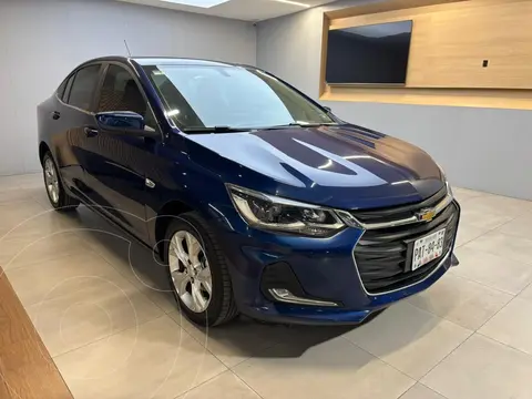 Chevrolet Onix Premier Aut usado (2022) color Azul Oscuro financiado en mensualidades(enganche $96,516 mensualidades desde $4,061)