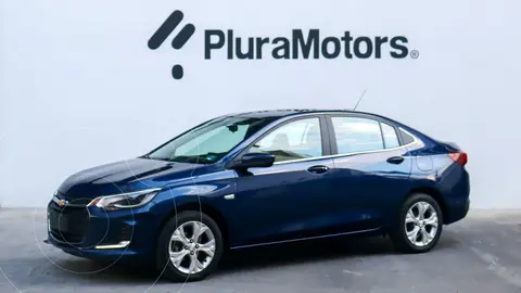 Chevrolet Onix Premier Aut usado (2022) color Azul financiado en mensualidades(enganche $61,380 mensualidades desde $5,230)