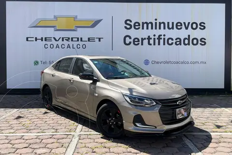 Chevrolet Onix Premier Red Line Aut usado (2023) color Beige financiado en mensualidades(enganche $100,473 mensualidades desde $6,694)