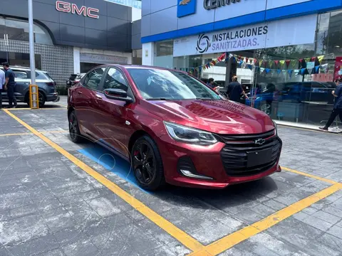 Chevrolet Onix Premier Red Line Aut usado (2023) color Rojo Cobrizo financiado en mensualidades(enganche $86,670 mensualidades desde $5,775)