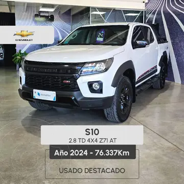 Chevrolet S 10 2.8 Cd 4x4 Z71 Tdci 200cv At usado (2024) color Blanco precio $45.700.000