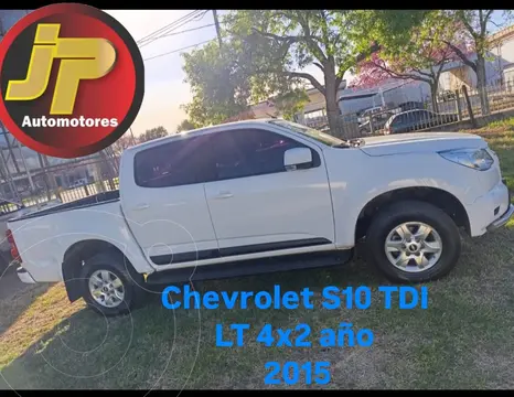 Chevrolet S 10 LT 2.8 4x2 CD usado (2015) color Blanco precio $25.000.000