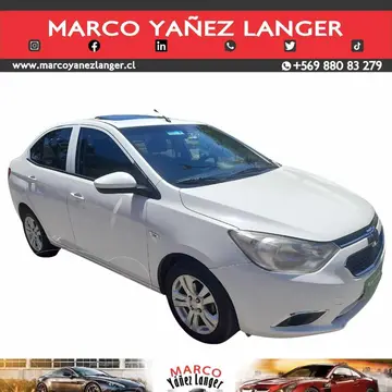 Chevrolet Sail 1.5 LT usado (2017) color Blanco precio $7.190.000