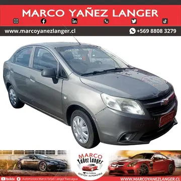 Chevrolet Sail 1.4 usado (2016) color Gris precio $5.290.000