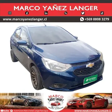 Chevrolet Sail 1.5 LS usado (2021) color Azul precio $7.690.000