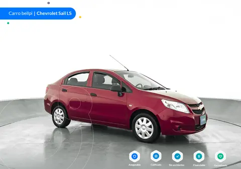 Chevrolet Sail LS usado (2016) color Rojo precio $32.900.000