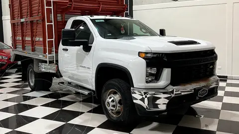 Chevrolet Silverado 3500 WT usado (2021) color Blanco financiado en mensualidades(enganche $178,000 mensualidades desde $20,600)