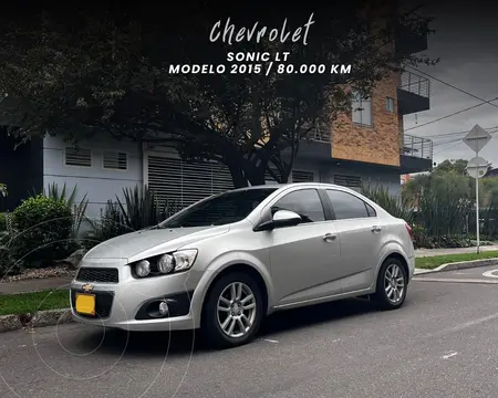 Chevrolet Sonic 1.6 LT Aut usado (2015) color Plata precio $33.000.000