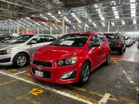 Chevrolet Sonic LT usado (2014) color Rojo Tinto financiado en mensualidades(enganche $39,000 mensualidades desde $4,550)