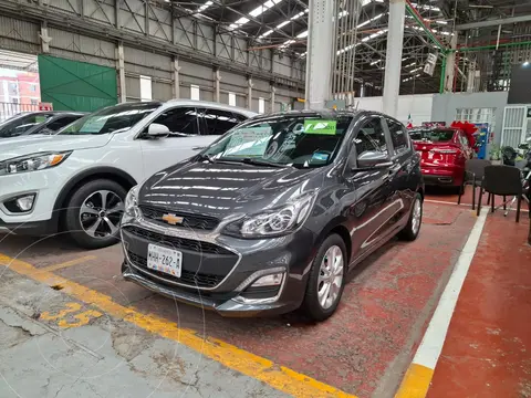 Chevrolet Spark Premier usado (2019) color Gris Metalico financiado en mensualidades(enganche $47,900 mensualidades desde $4,200)