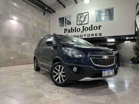 Chevrolet Spin Activ LTZ 1.8 5 Asientos Aut usado (2018) color Azul precio u$s15.000