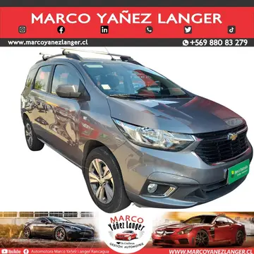 Chevrolet Spin 1.8L LTZ usado (2021) color Gris precio $10.890.000