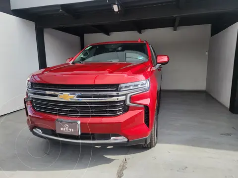 Chevrolet Suburban LT usado (2021) color Rojo financiado en mensualidades(enganche $239,600)