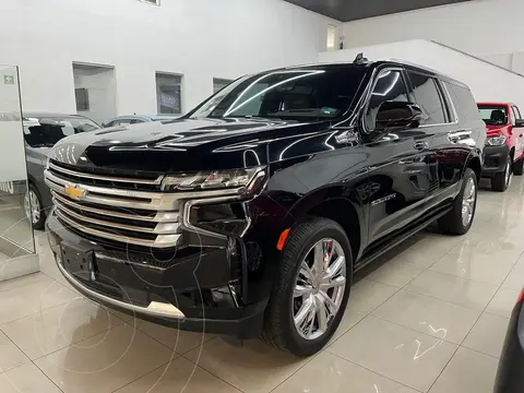 Chevrolet Suburban High Country usado (2022) color Negro financiado en mensualidades(enganche $353,978 mensualidades desde $30,387)