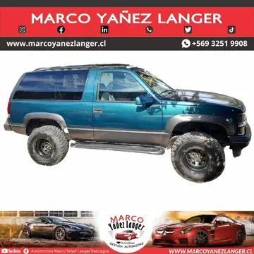 Chevrolet Tahoe 5.3 V8 Aut 2rs usado (1996) color Verde precio $8.990.000