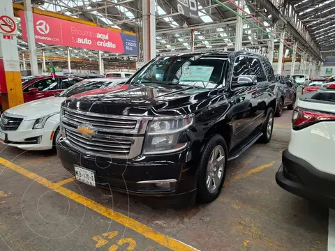 Chevrolet Tahoe Premier Piel 4x4 usado (2017) color Negro financiado en mensualidades(enganche $110,000 mensualidades desde $8,600)
