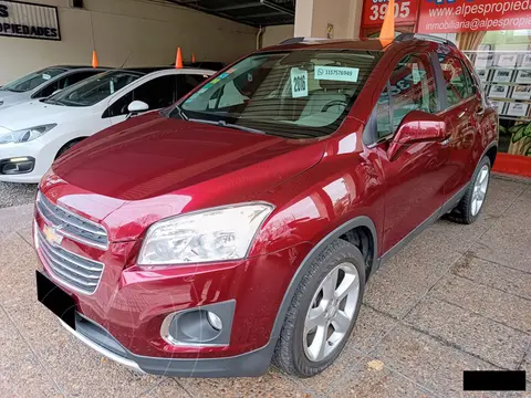 Chevrolet Tracker LTZ + 4x4 Aut usado (2016) color Rojo Victoria precio u$s15.000