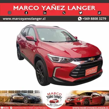 Chevrolet Tracker 1.2L LTZ Aut usado (2024) color Rojo precio $14.790.000