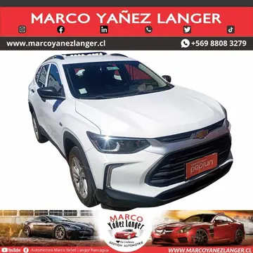 Chevrolet Tracker 1.2L LS usado (2021) color Blanco precio $10.990.000