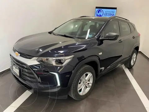 Chevrolet Tracker LS usado (2021) color Azul financiado en mensualidades(enganche $67,100 mensualidades desde $6,619)