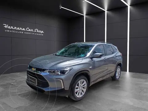 Chevrolet Tracker LT Aut usado (2023) color Gris financiado en mensualidades(enganche $68,320 mensualidades desde $7,788)