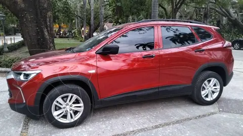 Chevrolet Tracker LS Aut usado (2021) color Rojo financiado en mensualidades(enganche $62,720 mensualidades desde $7,149)