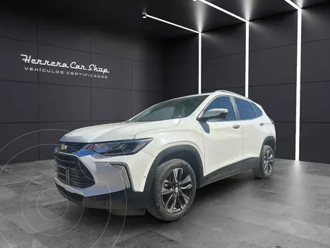 Chevrolet Tracker Premier Aut usado (2021) color Blanco financiado en mensualidades(enganche $64,960 mensualidades desde $7,405)