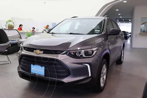 Chevrolet Tracker LS usado (2021) color Gris financiado en mensualidades(enganche $59,400 mensualidades desde $6,305)