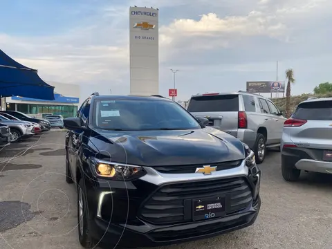Chevrolet Tracker LS usado (2021) color Negro financiado en mensualidades(enganche $87,500 mensualidades desde $7,326)