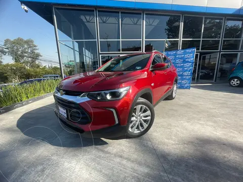 Chevrolet Tracker LT Aut usado (2021) color Rojo financiado en mensualidades(enganche $61,000 mensualidades desde $8,850)