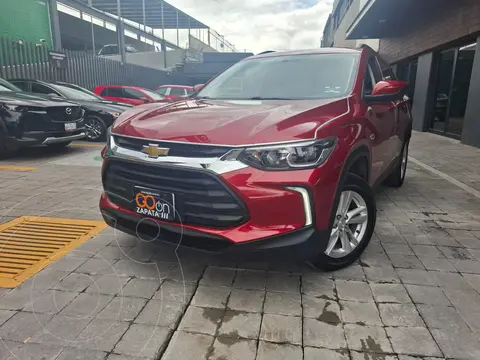 Chevrolet Tracker Premier Aut usado (2023) color Rojo financiado en mensualidades(enganche $87,200 mensualidades desde $6,668)