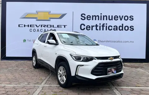 Chevrolet Tracker LS Aut usado (2023) color Blanco financiado en mensualidades(enganche $107,535 mensualidades desde $7,165)