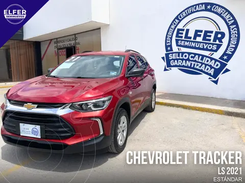 Chevrolet Tracker LS usado (2021) color Rojo Flama precio $225,000