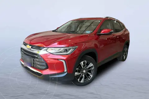 Chevrolet Tracker Premier Aut usado (2021) color Rojo financiado en mensualidades(enganche $83,400 mensualidades desde $9,499)
