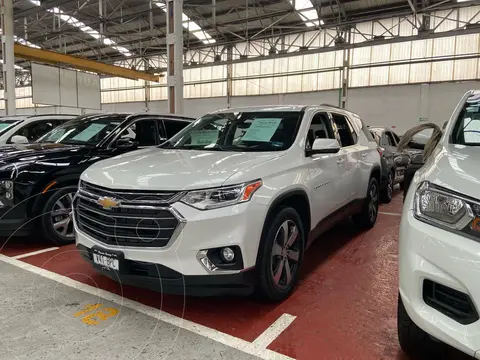 Chevrolet Traverse LT 7 Pasajeros usado (2020) color Blanco Diamante financiado en mensualidades(enganche $145,000 mensualidades desde $15,000)